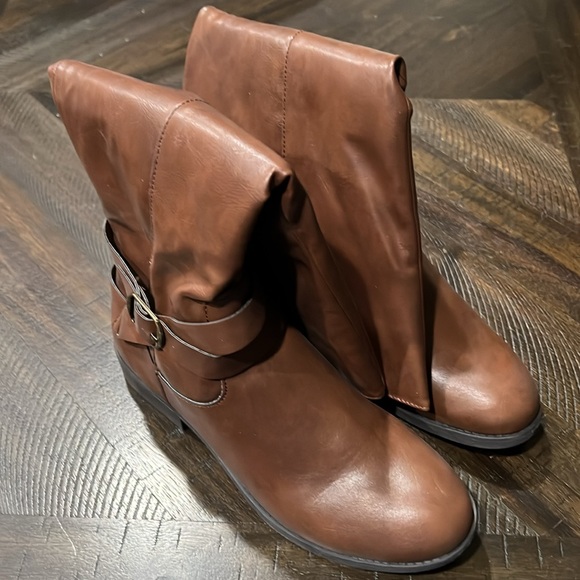 Style & Co Brown Wide calf Boots - Picture 3 of 7